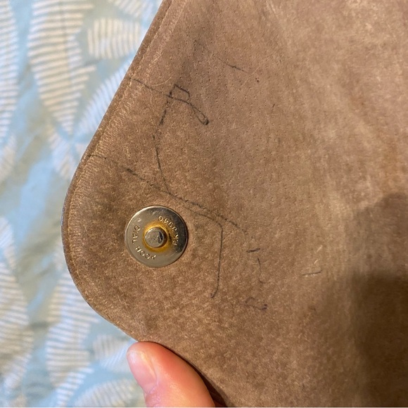 Vintage Statement Purse Brown Eel Skin Shoulder Bag - Picture 9 of 12